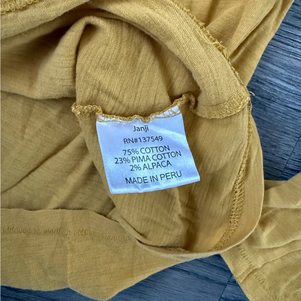 Janji Mustard Yellow Long Sleeve Tee - Picture 5 of 9